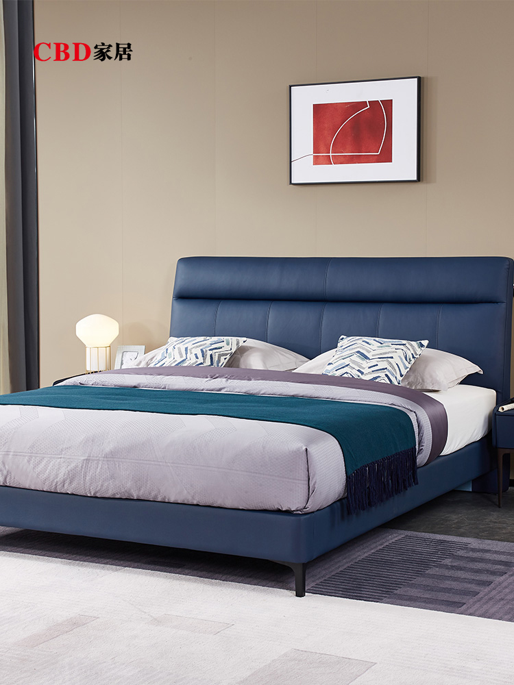 CBD家居 高级 床架 意式极简主义 现代轻奢 卧室 #床架ZS003#