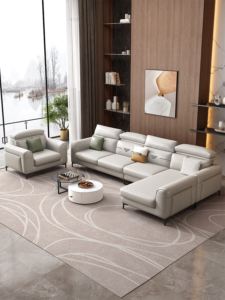 弗莱美 现代休闲 科技布沙发 客厅 家用 优质选材 布艺沙发 #2396#