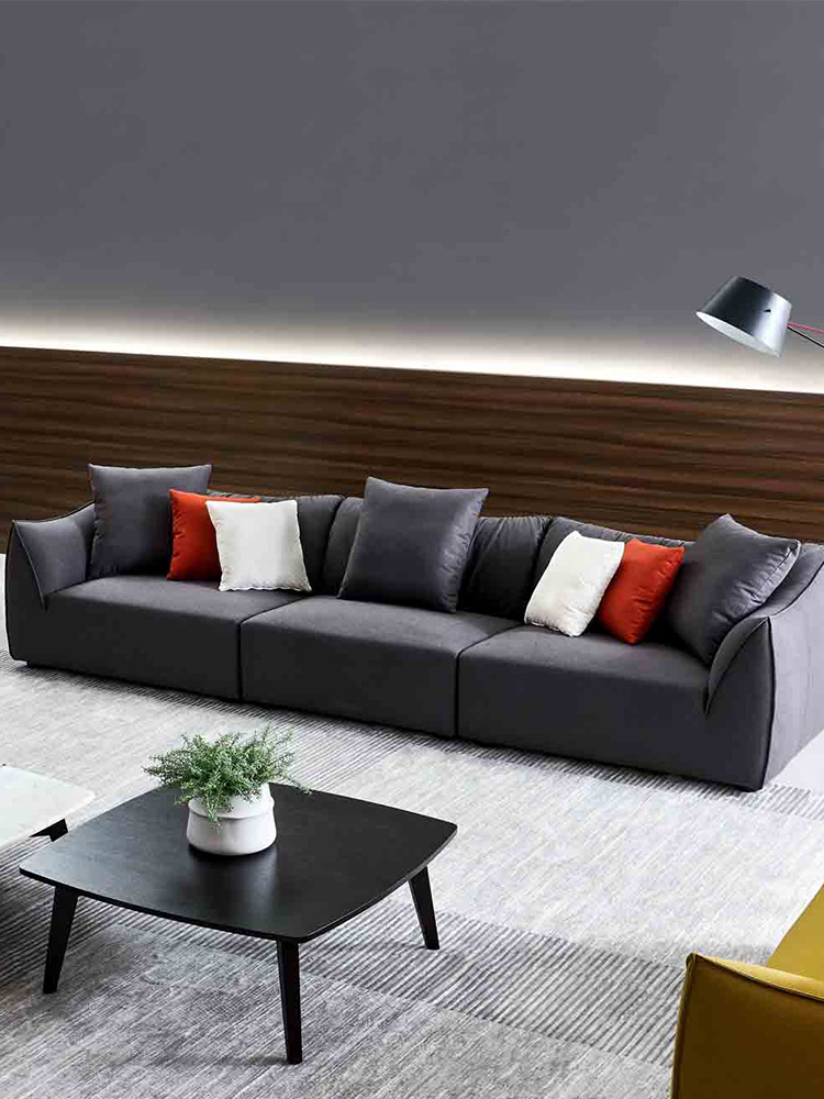 艾托纳 现代简约 沙发 仿羊绒 客厅 彰显品质#MG1883#